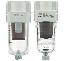 SMC  AFD20-AFD40-A 系列 模块式 微雾分离器 AFD20-AFD40-A 系列
