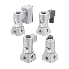 SMC  3通电磁阀 VT315系列 直动式阀座 弹性密封