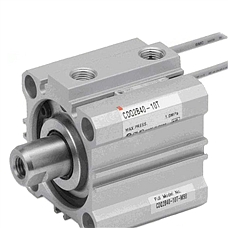 SMC  CLQ 系列 薄型锁紧气缸 单杆双作用